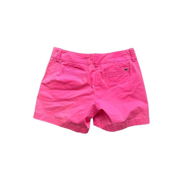 VINEYARD VINES Neon Pink Cotton Blend Shorts Size 2 - Picture 6 of 7